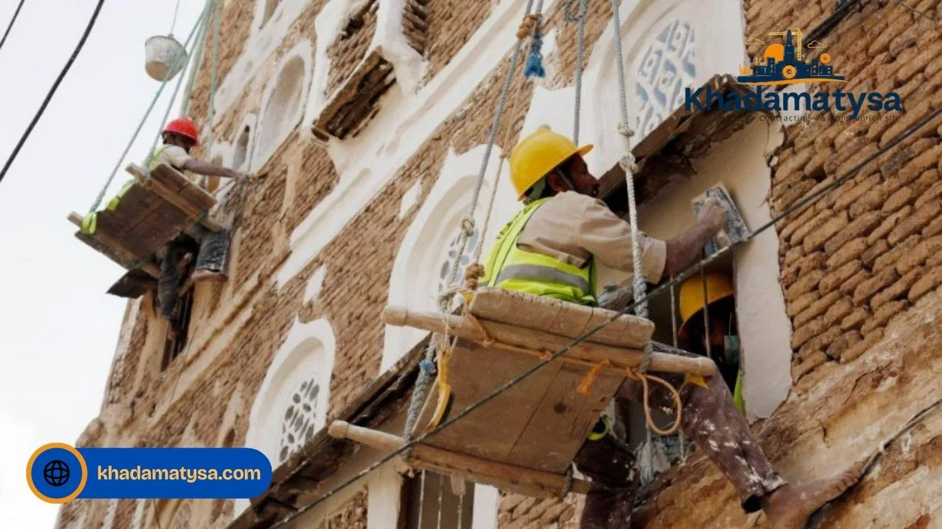 اعمال ترميم المباني